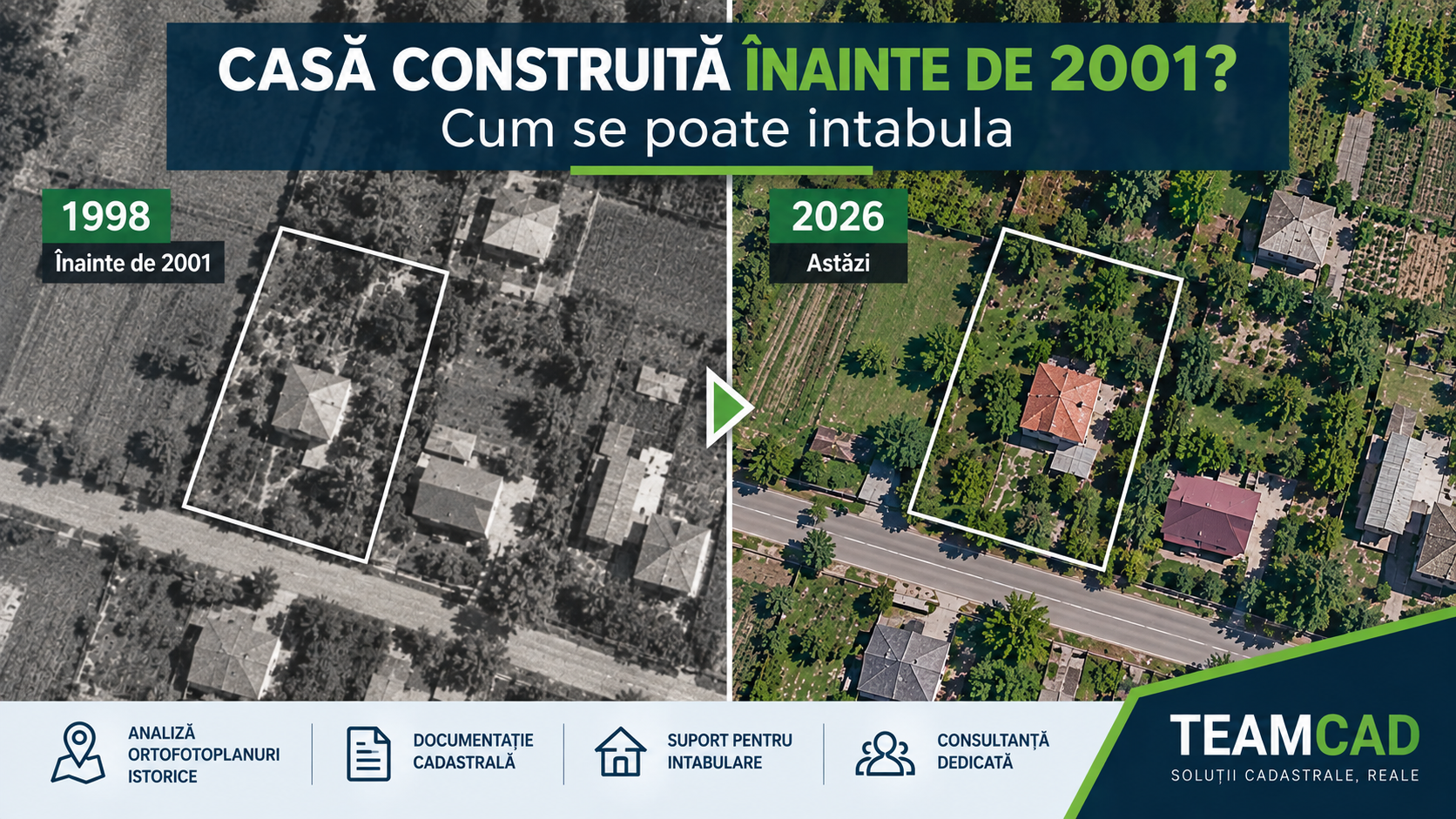 Intabularea unei case construite înainte de 1 august 2001. Este necesară instanța?