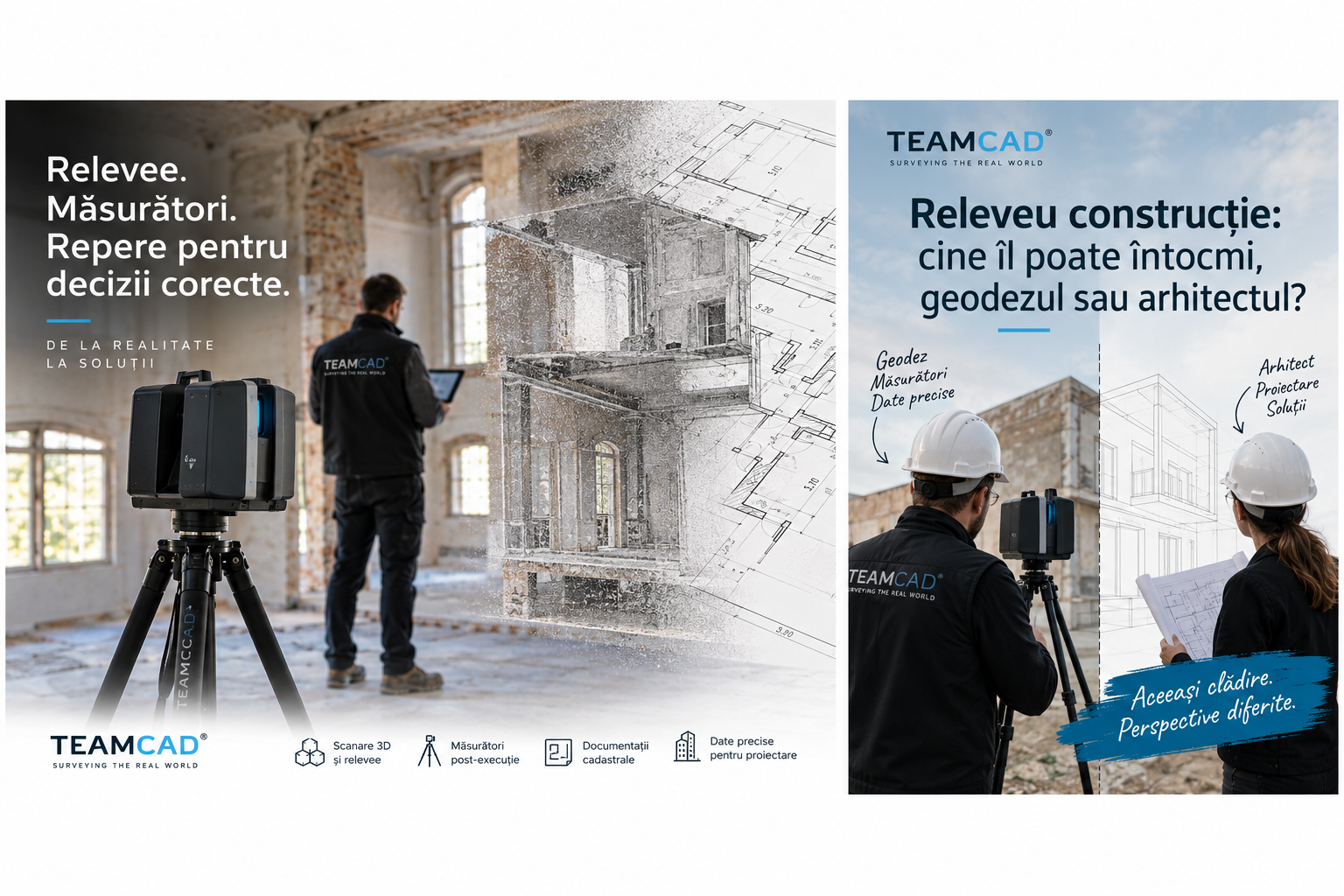 Releveu construcție: cine îl poate întocmi – geodezul sau arhitectul?